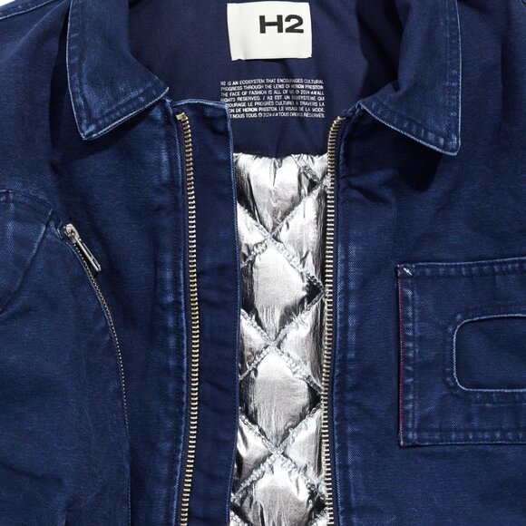 H2 Heron Preston / H&M collab Denim Jacket - Picture 2 of 12
